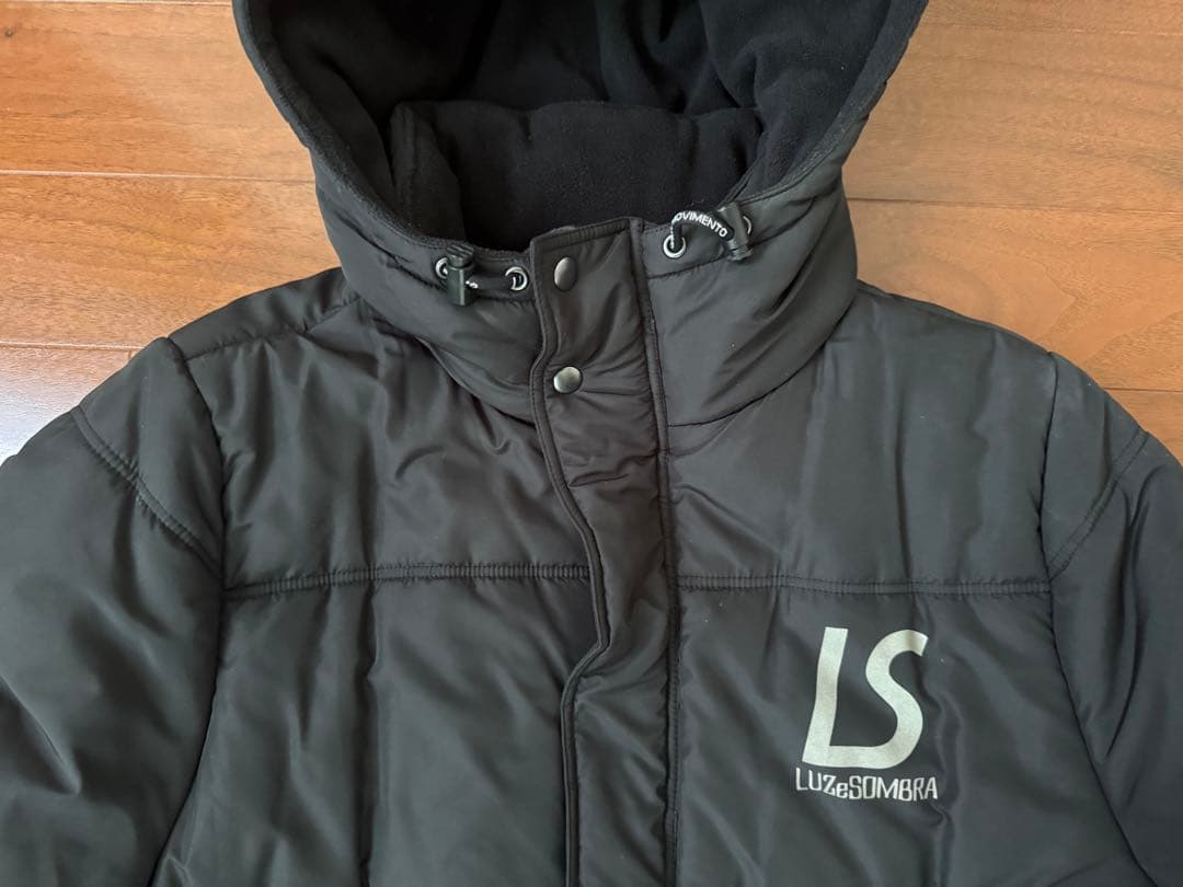 LUZeSOMBRA ブラックベンチコート　L