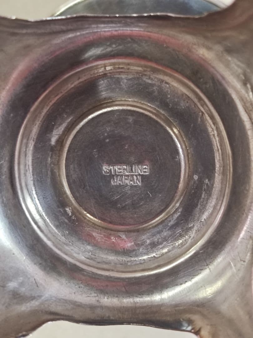 珍品　明治初期 銀製 香炉、アンティーク