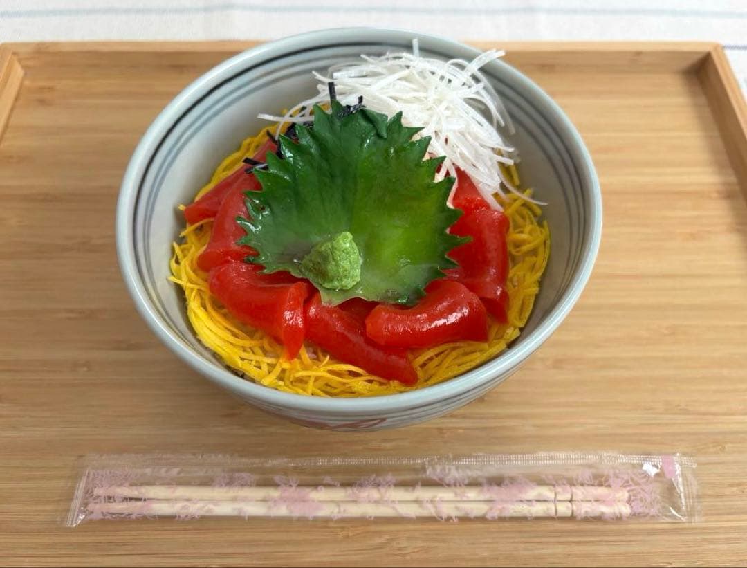 SALE✩.*˚イワサキ・ビーアイ 岩崎(株) 食品サンプル マグロ丼 置物