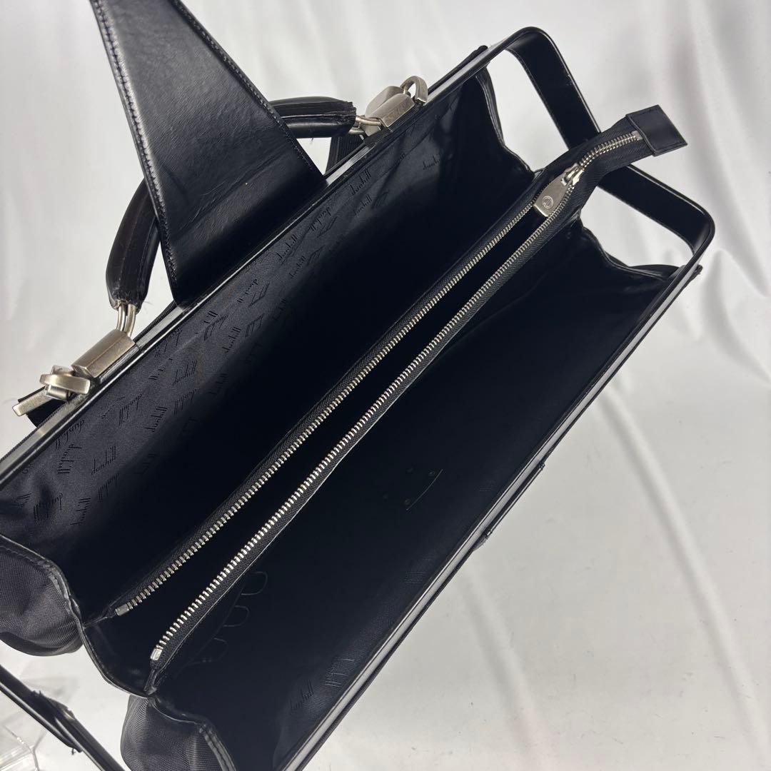 dunhill 　ビジネスバッグ 　ダレスバッグ 　ドクターズバッグ　ブラック