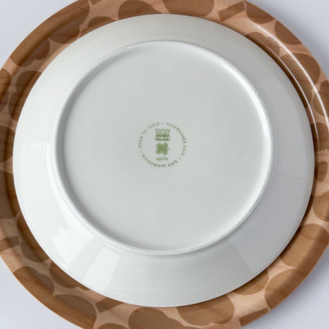 復刻版◇ARABIA アラビア Apila アピラ 26cm プレート2枚セット