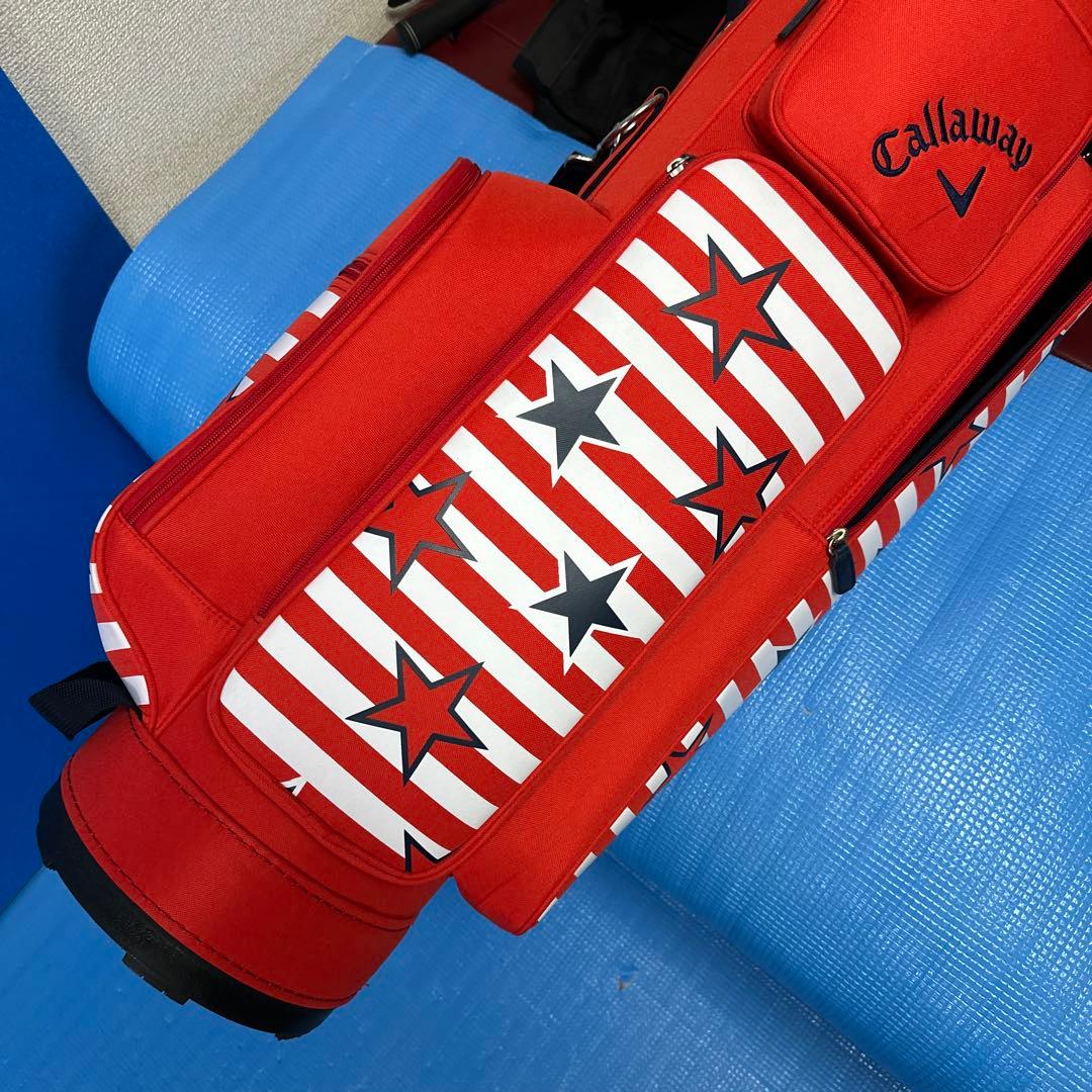 Callaway ゴルフキャディバッグ 赤