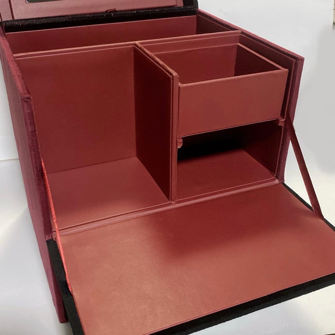 ディズニー Disney フランフラン コスメボックス ベロア調 ハートの女王