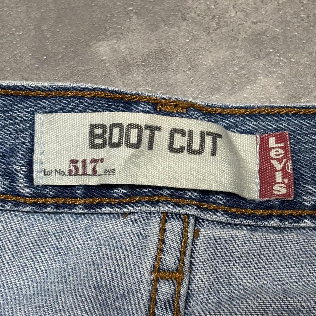 【極上の色落ち】 00s リーバイス 517 ブーツカット メキシコ製 W34