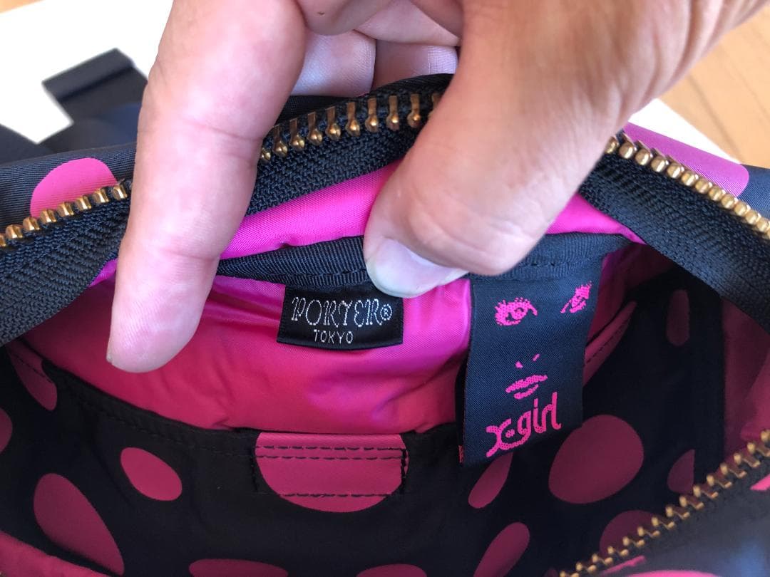 激美品　ポーター　草間彌生　ウエスト　ポーチ　ボディー　バッグ　タンカー　旅行