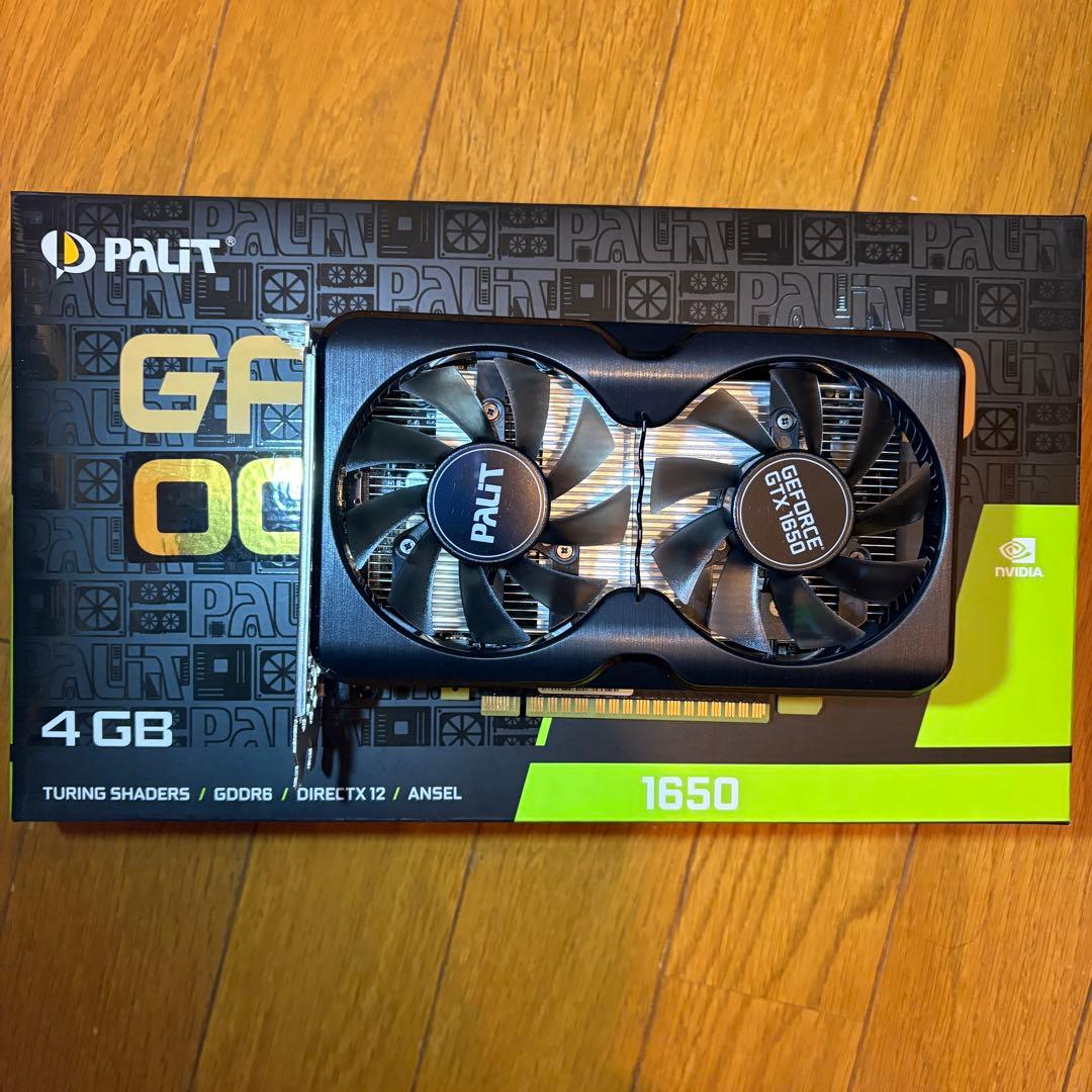 【美品】Palit GTX1650 GDDR6 4GB｜動画編集のみ・非喫煙