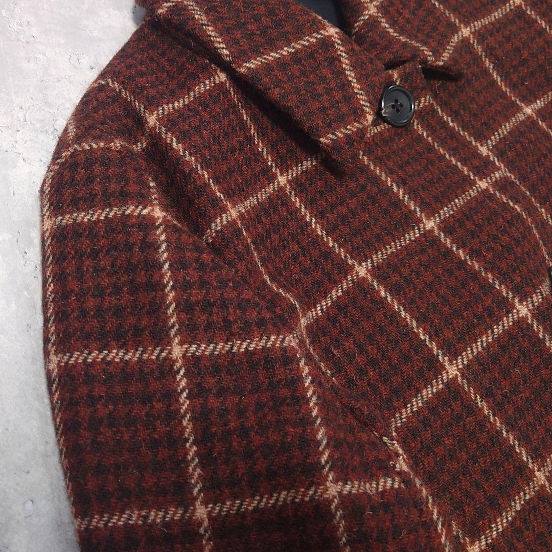 マーガレットハウエル ハリスツイード チェック ウールコート サイズ2