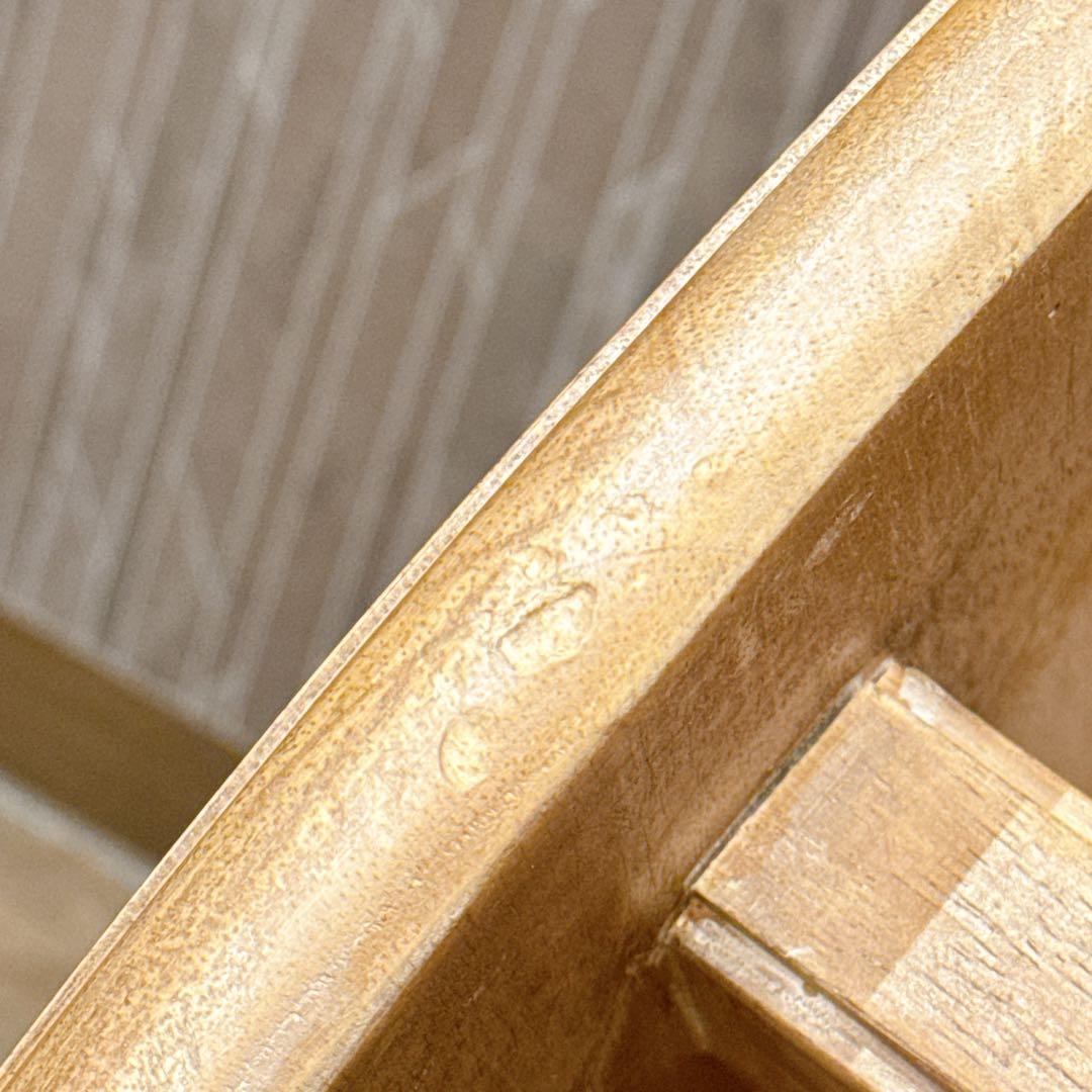 【美品】CRASH GATE 関家具 コボシ サイドテーブル 天然木 丸型