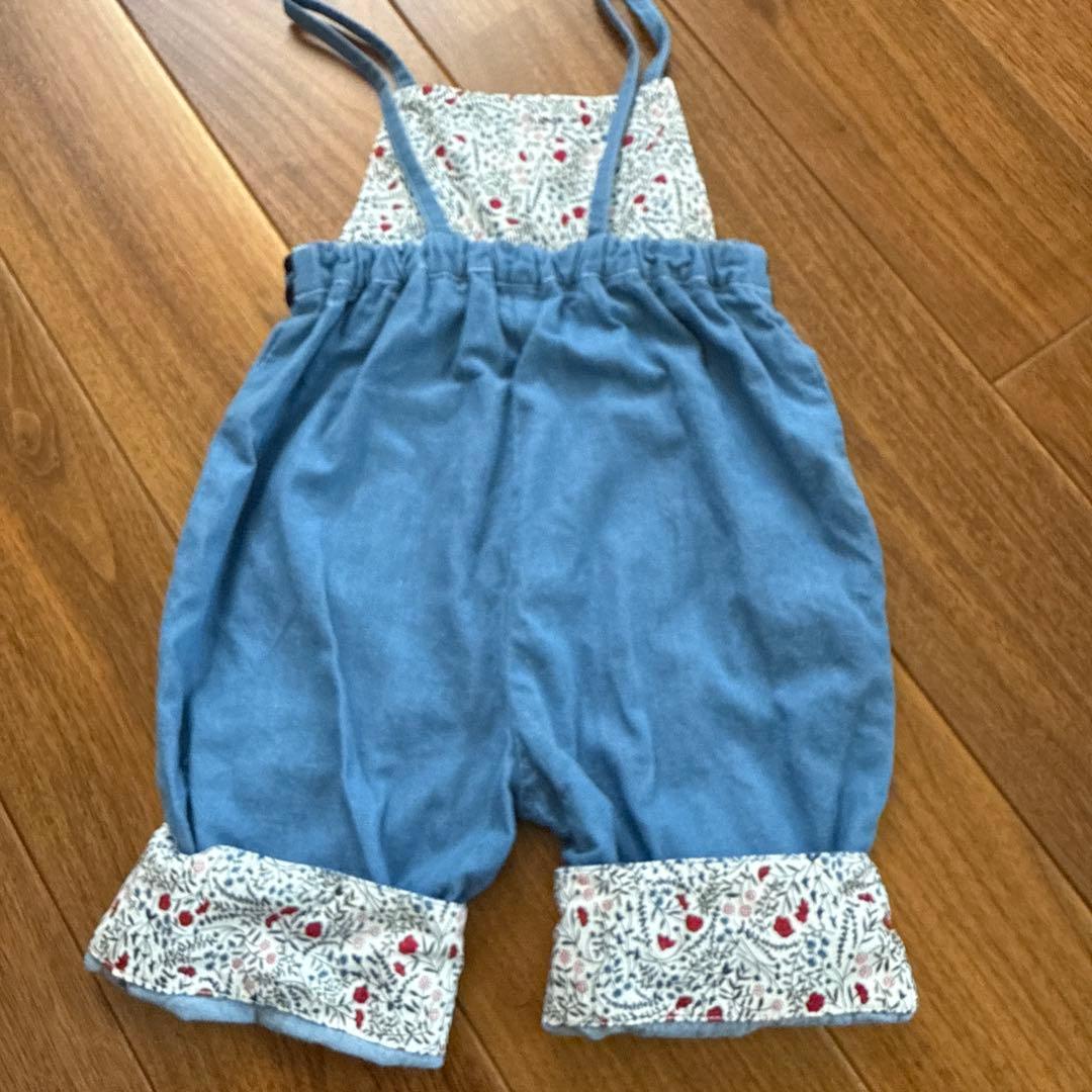 happii　ファミリア　オーバーオール　ボーダートップス