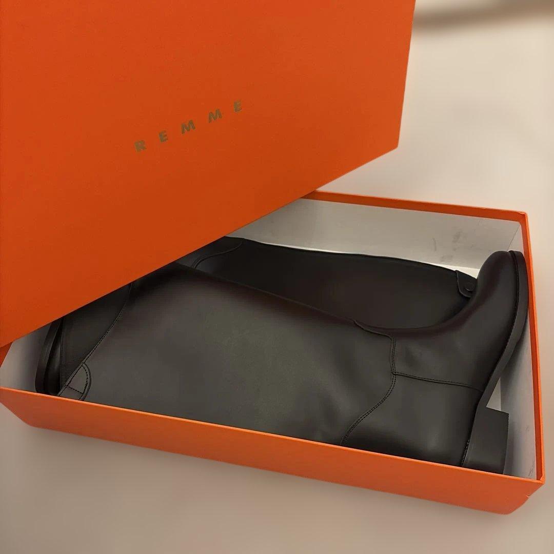 REMME レメ ロングブーツ 37 ブラック 新品未使用品