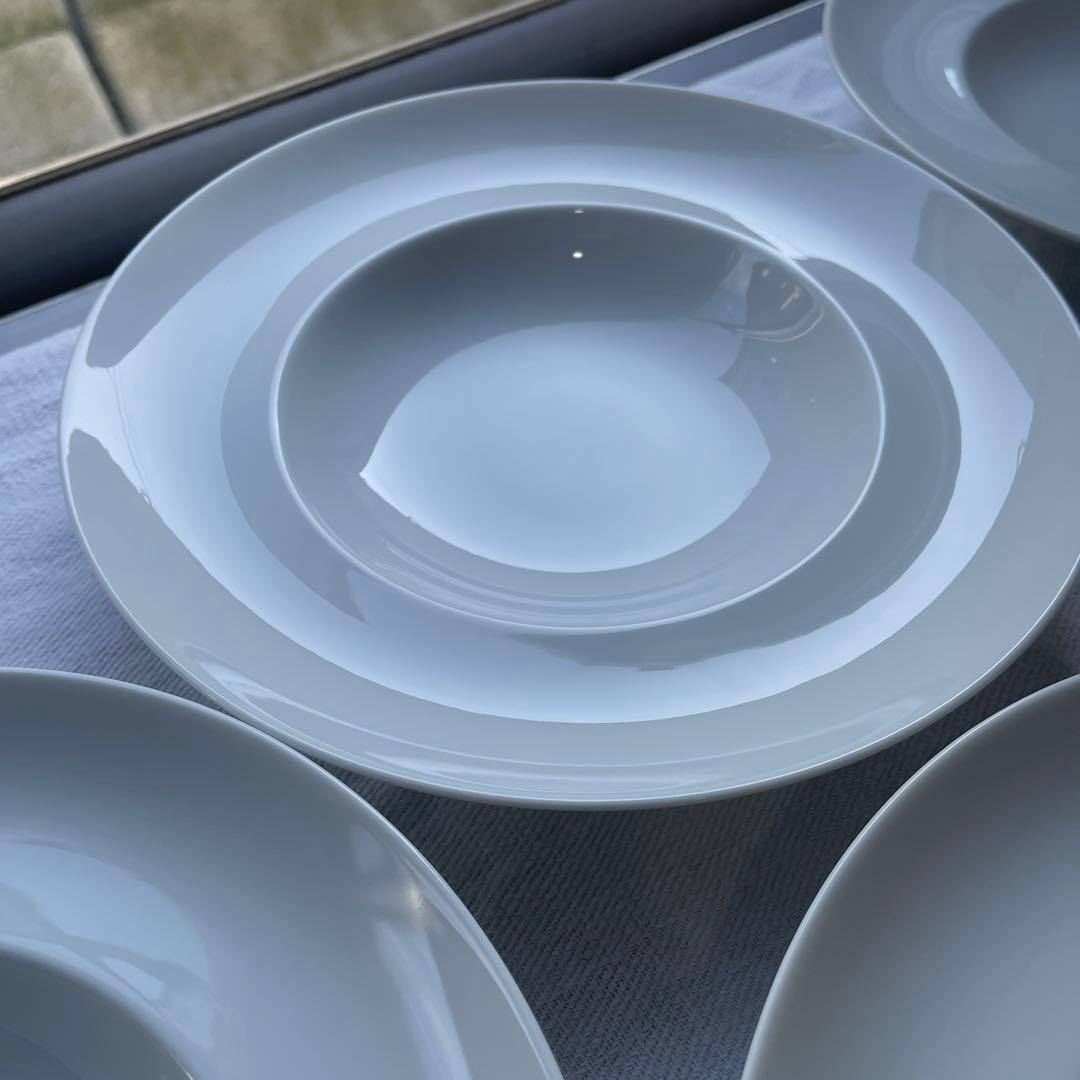 リチャードジノリ　インペロホワイト　6セット　白磁　スーププレート 26cm