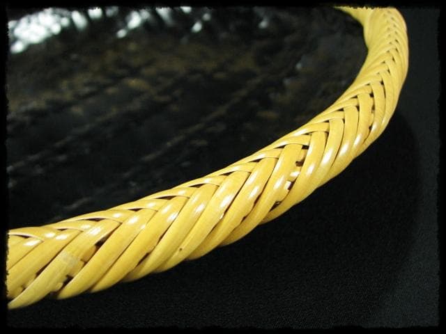 田中 篁斎 宗全好 平 炭斗 炉風炉 一双 網代 茶道具 炭道具 f137