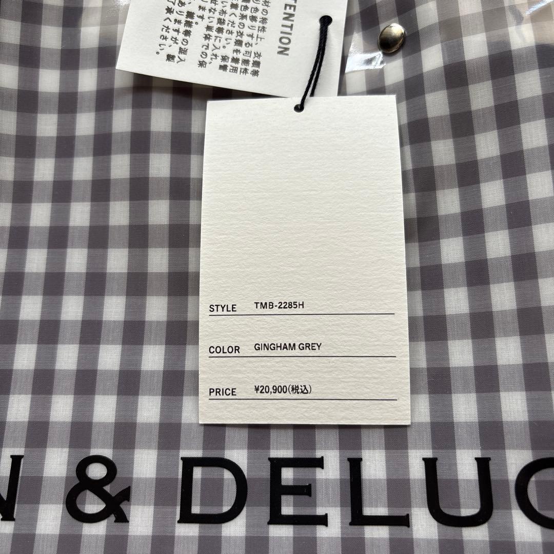 ディーンアンドデルーカ　ギンガムトートミディアム