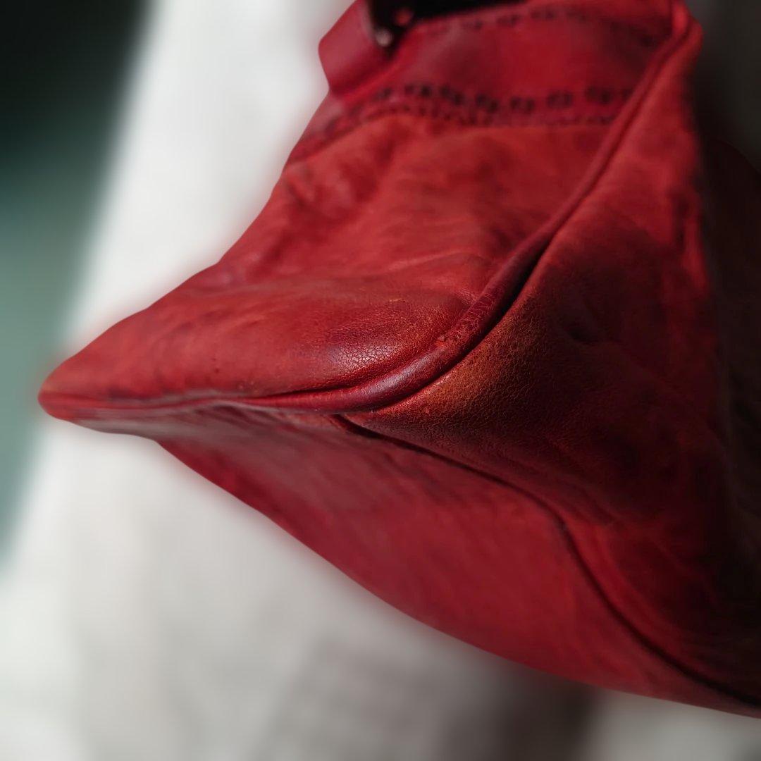 FENDI レザーバッグ 赤