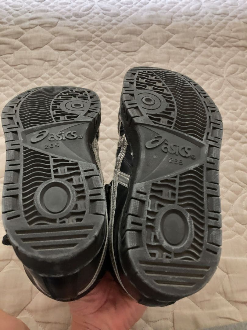 ASICS アシックス バスケットボールシューズ 黒　TBF981 オーダー