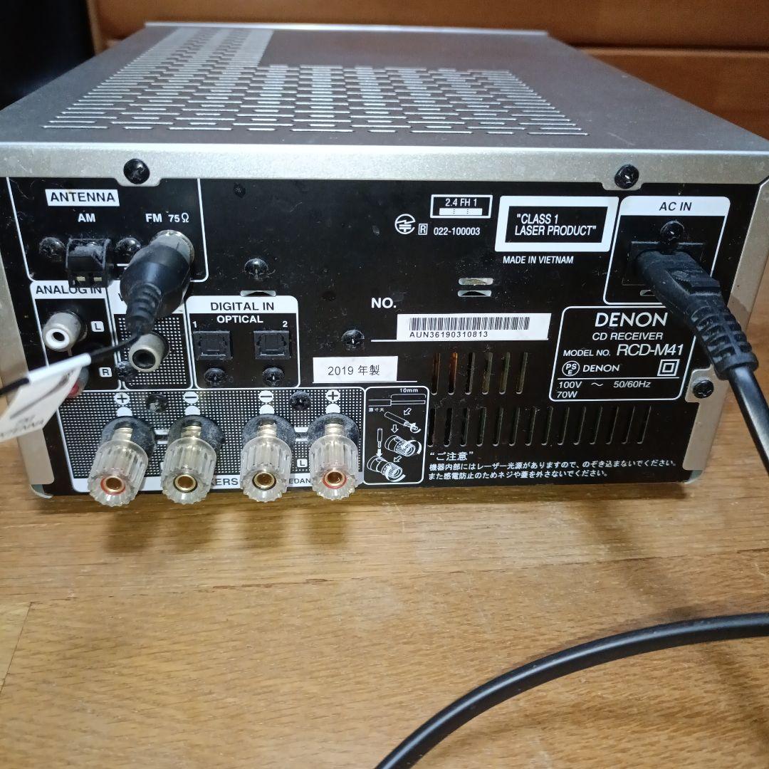ジャンク DENON RCD-M41 CDレシーバー 2019年製