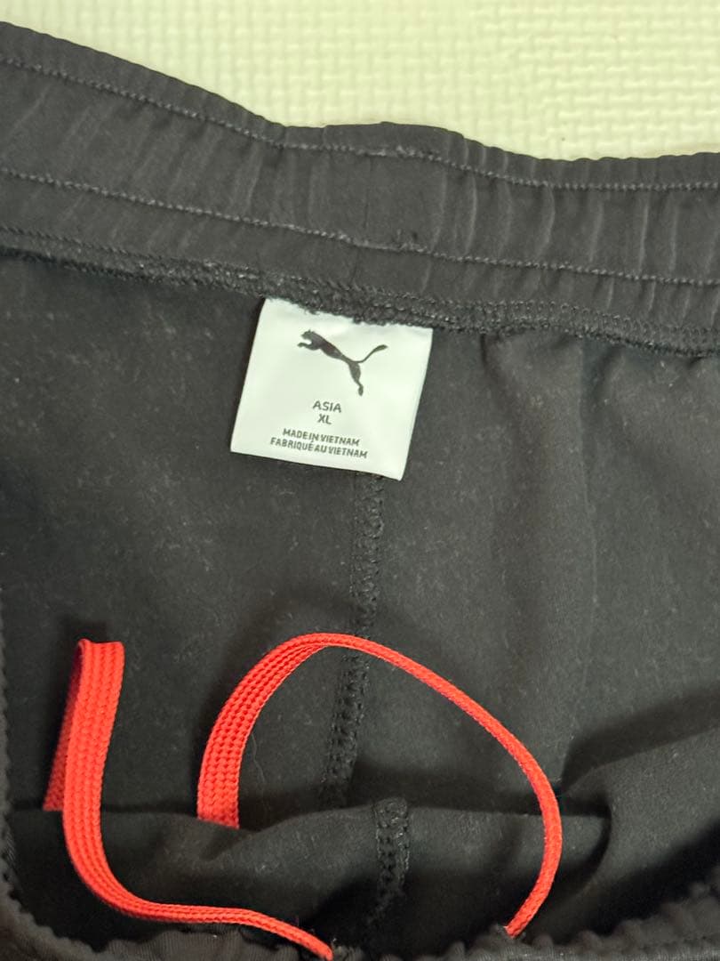 【美品】PUMA ジャージ上下セット ホワイト/ブラック　XL