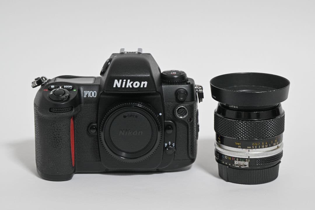 フィルムカメラ Nikon F100+Micro-NIKKOR-P Auto 55mm f3.5