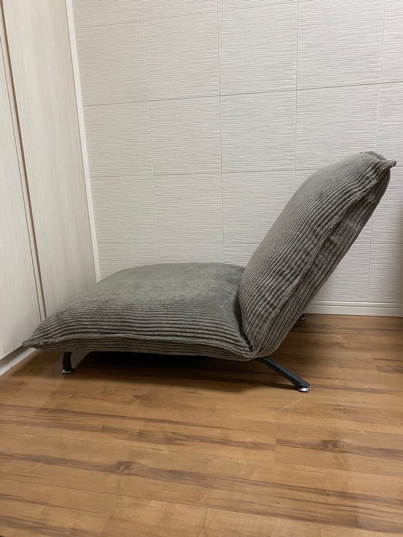 【再値下げ！】【１人用ソファ】コーデュロイ＆リクライニング付き