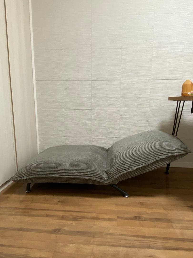 【再値下げ！】【１人用ソファ】コーデュロイ＆リクライニング付き