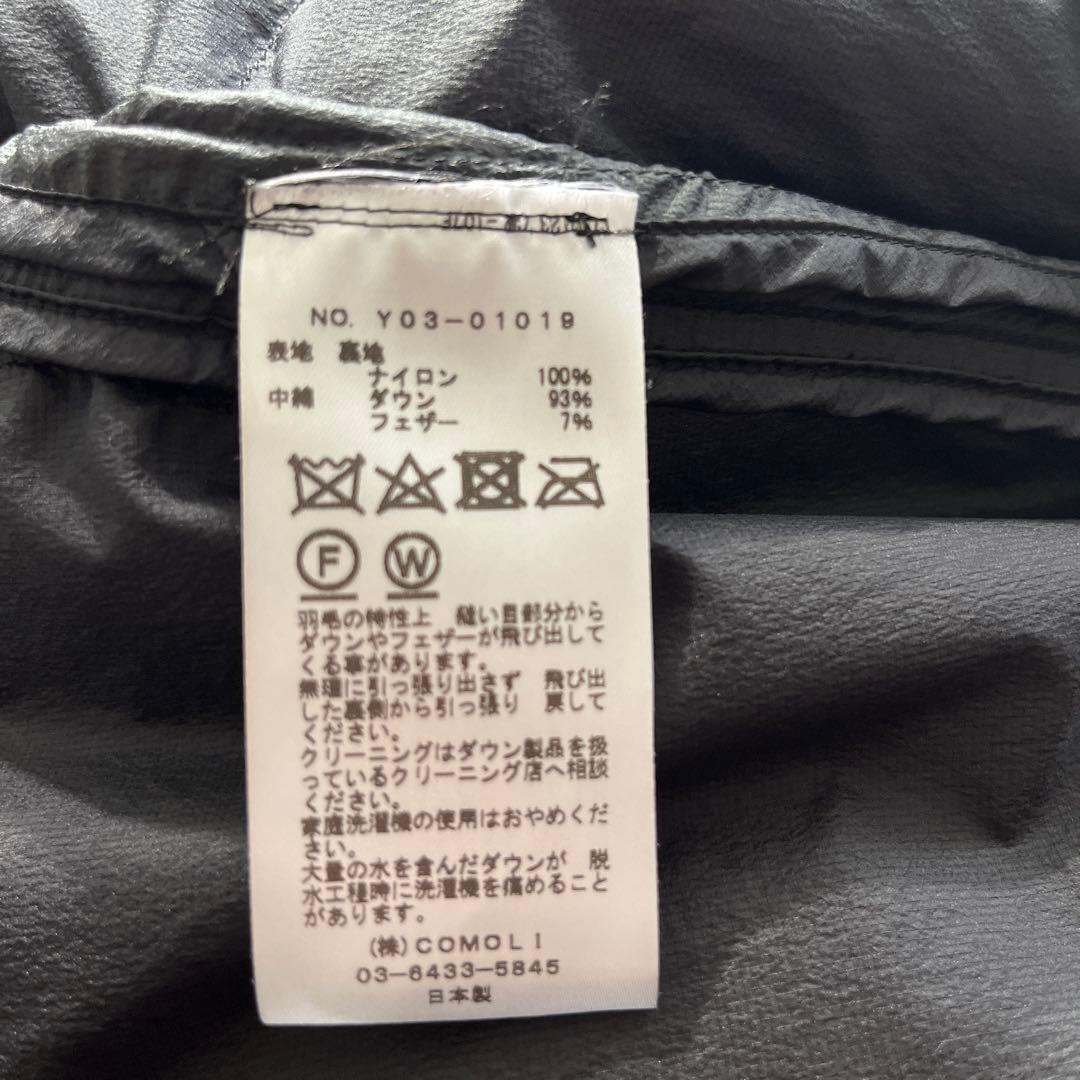 COMOLI ナイロンダウン 23AWモデル サイズ3