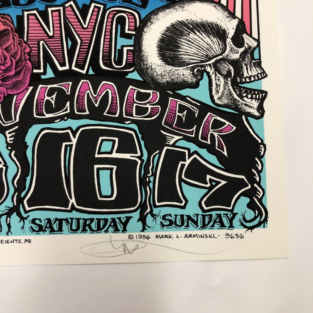 サウンドガーデン 1996 ニューヨークライブポスター ロケットフロムザクリプト