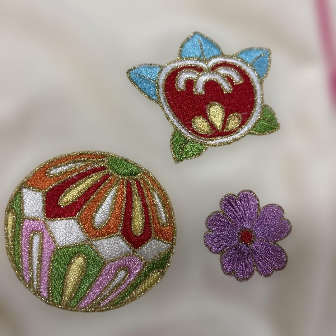 七五三　産着　三歳正絹着物　長襦袢六点セット　美品　乙葉