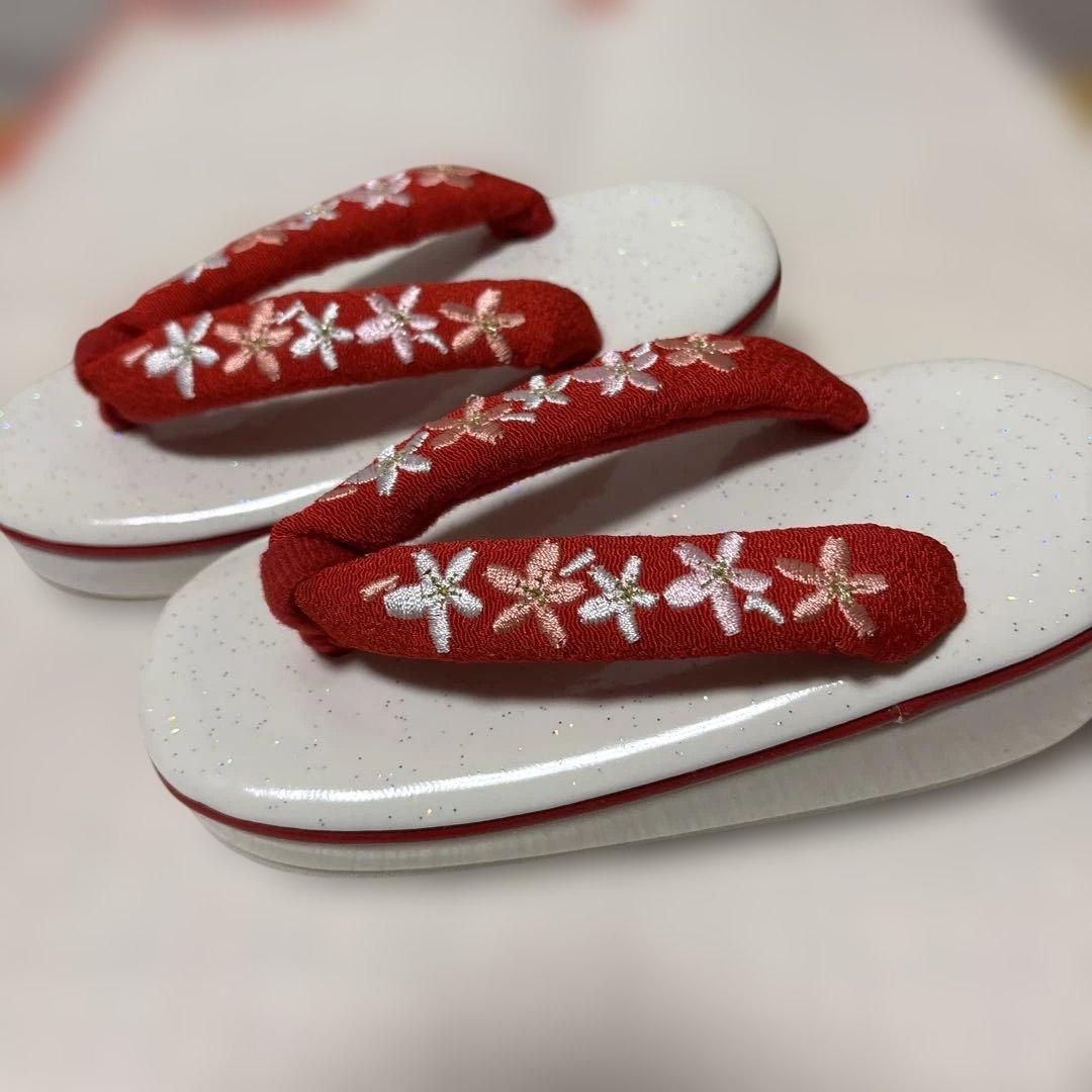 七五三　産着　三歳正絹着物　長襦袢六点セット　美品　乙葉