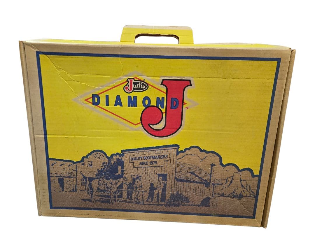 【​希少/箱付】Justin Diamond ウエスタンブーツ 25.5㎝