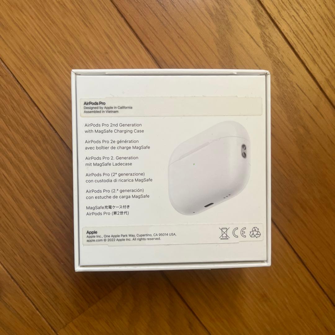AirPods Pro 2 (第2世代）本体 ホワイト 充電ケース付き 正規品