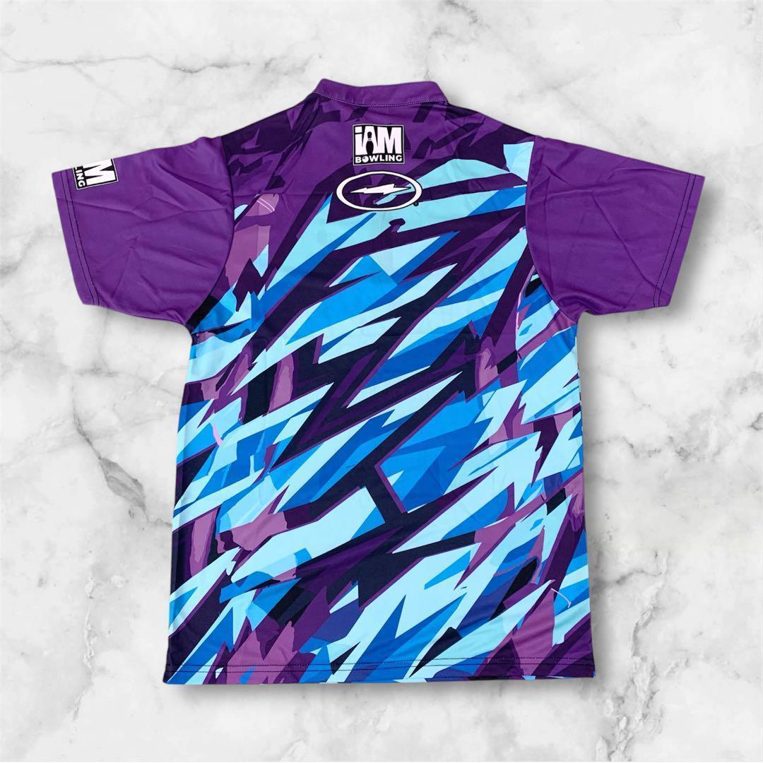 ストーム　ボウリングウェア　ブルー パープル ユニセックス　Mサイズ