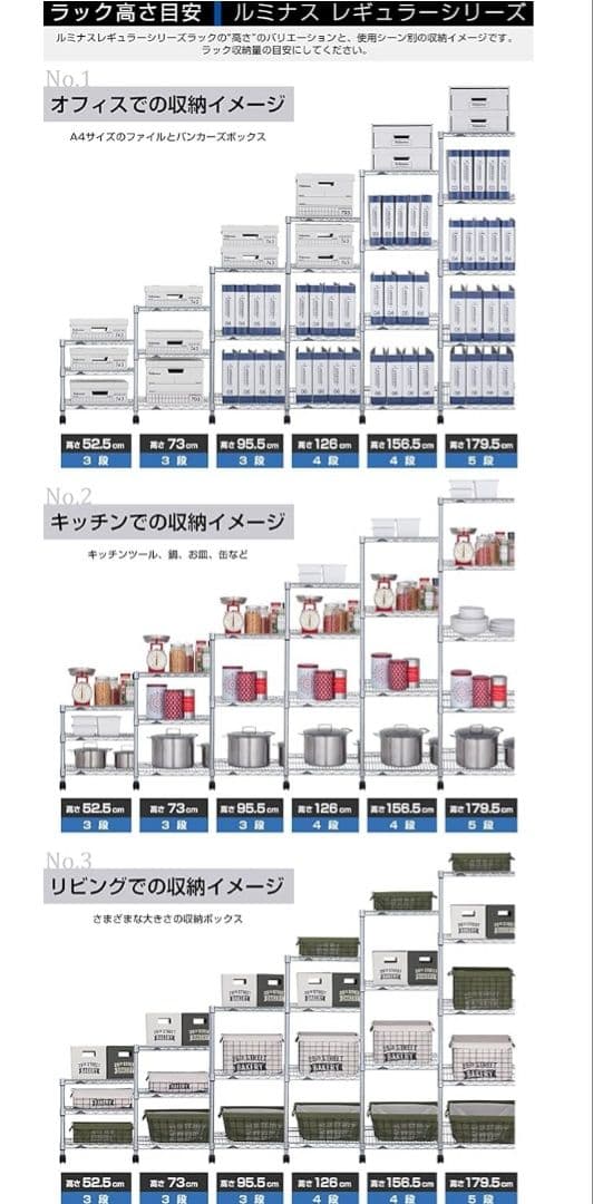 V ドウシシャ レギュラー ラック スチールラック NLH6090-3