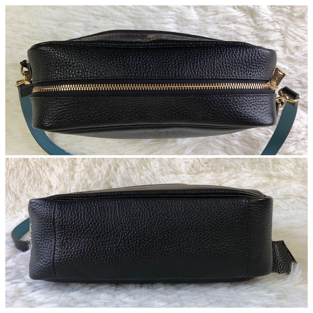 希少 A.D.M.J. ショルダーバッグ カメラバッグ スクエア シボ革