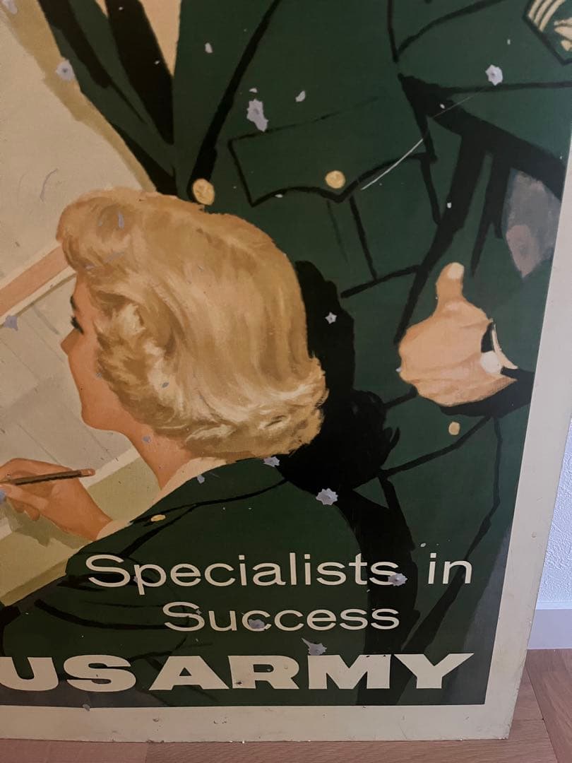 P*e様 ヴィンテージ アメリカ US ARMY 看板　アンティーク 雑貨 レア