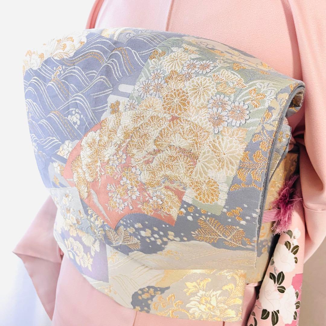 桜色 友禅 4点 フルセット 訪問着 入学式 卒業式 入園式 春 秋 冬