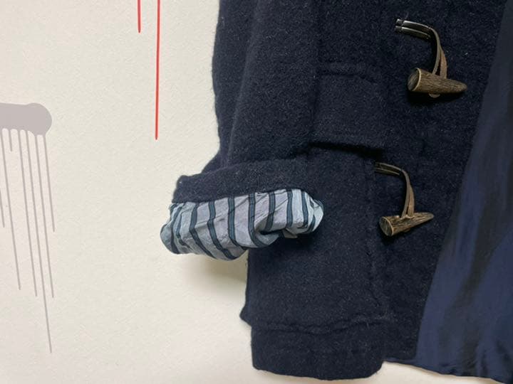 COMME des GARCONS コムデギャルソン ウール縮絨 ダッフルコート