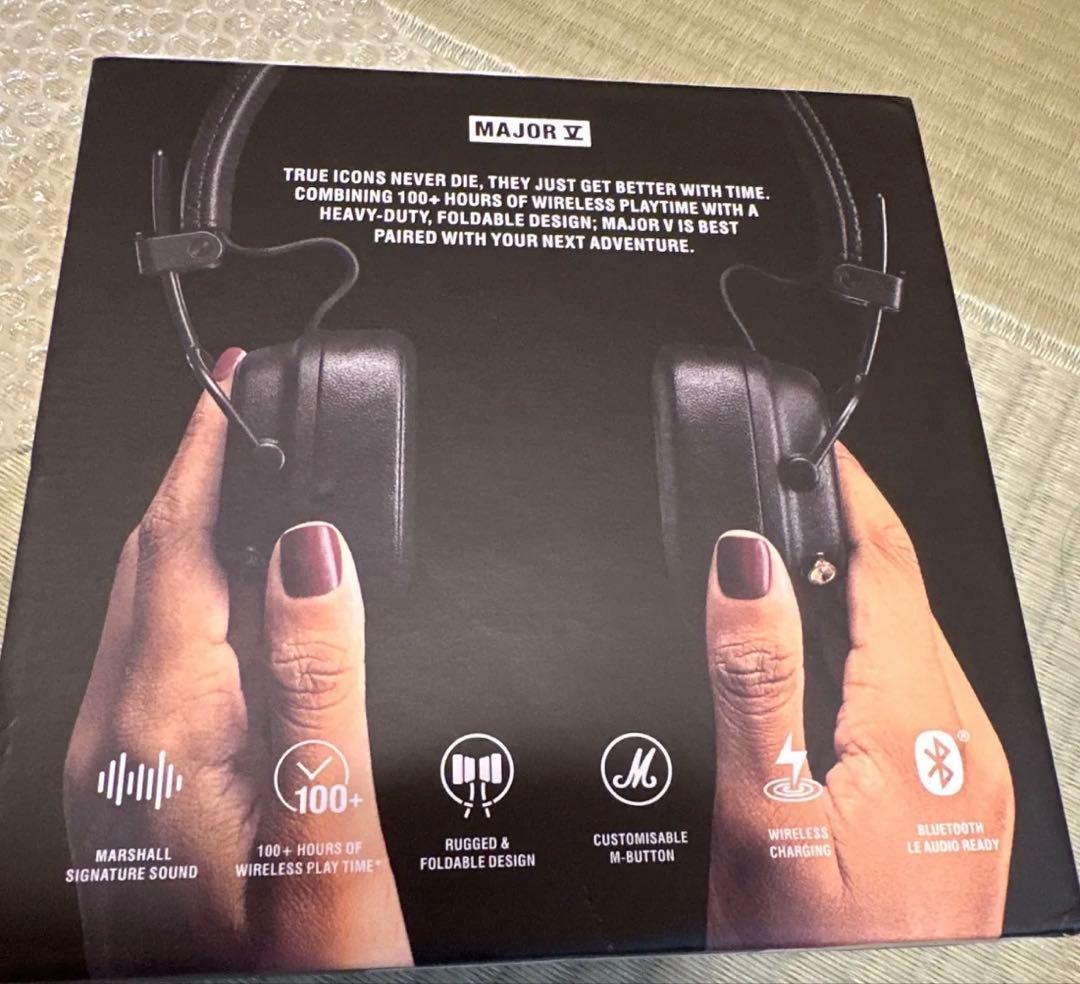 Marshall Major V5 ワイヤレス Bluetooth ヘッドフォン
