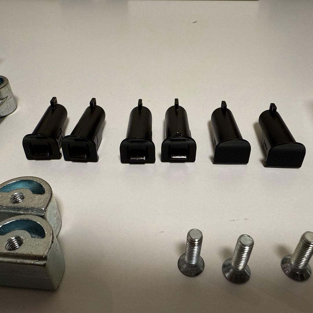 一部未開封　USMハラー純正ドロップダウンドア　2枚分取り付け部品一式　ヒンジ等