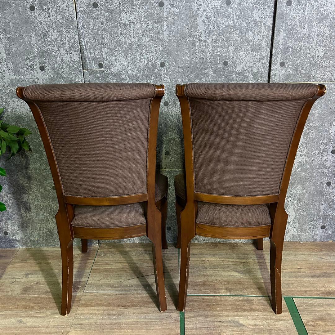 ꧁ネオクラシックスタイル家具꧂ダイニングチェア2脚 食卓 いす イス 椅子