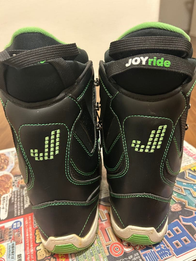 【美品】JOYride スノーボードブーツ ブラック/グリーン