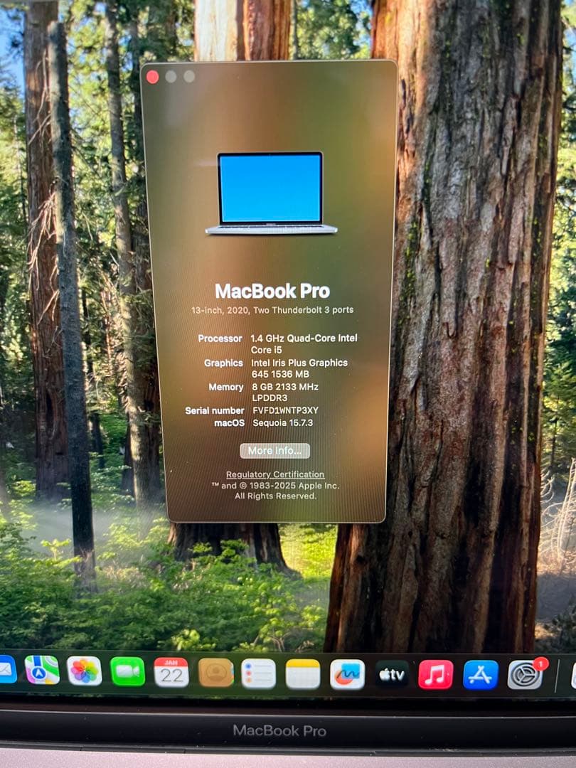 MacBook Pro 13インチ (2020) 本体