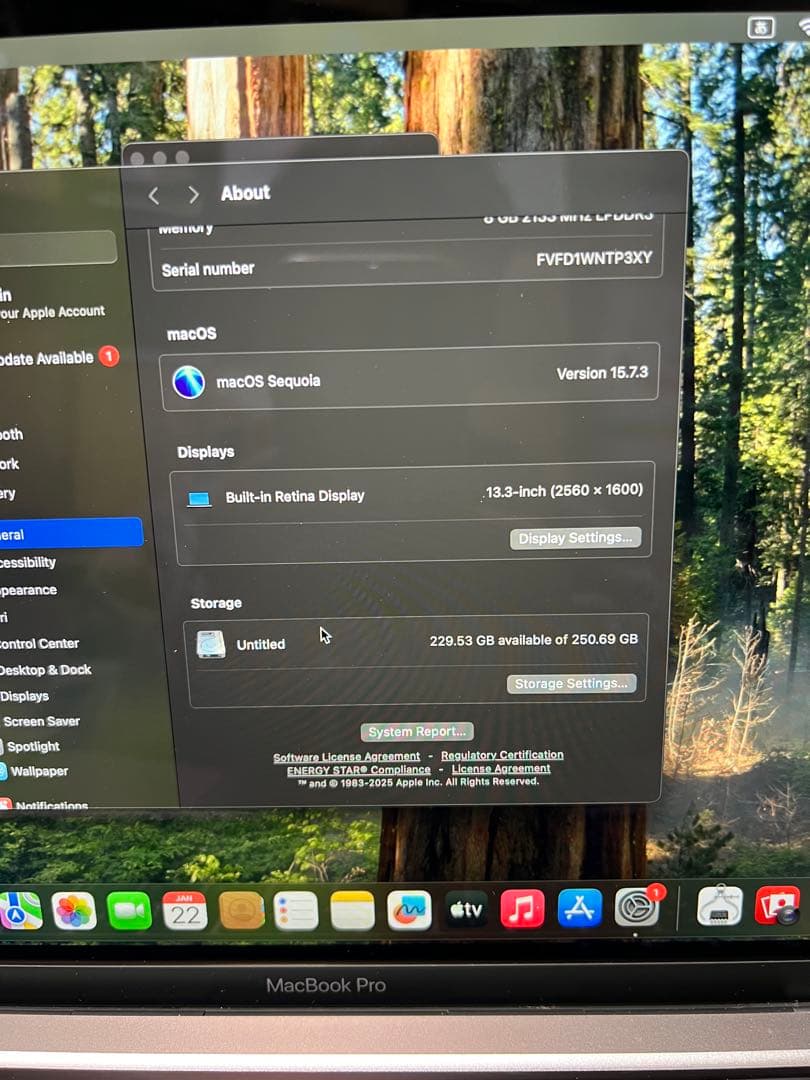 MacBook Pro 13インチ (2020) 本体