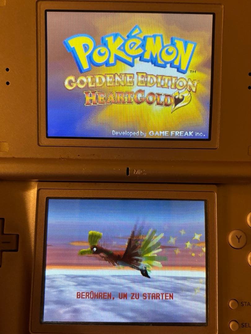 ポケモン ハートゴールド ドイツ語 未使用のポケウォーカー付き