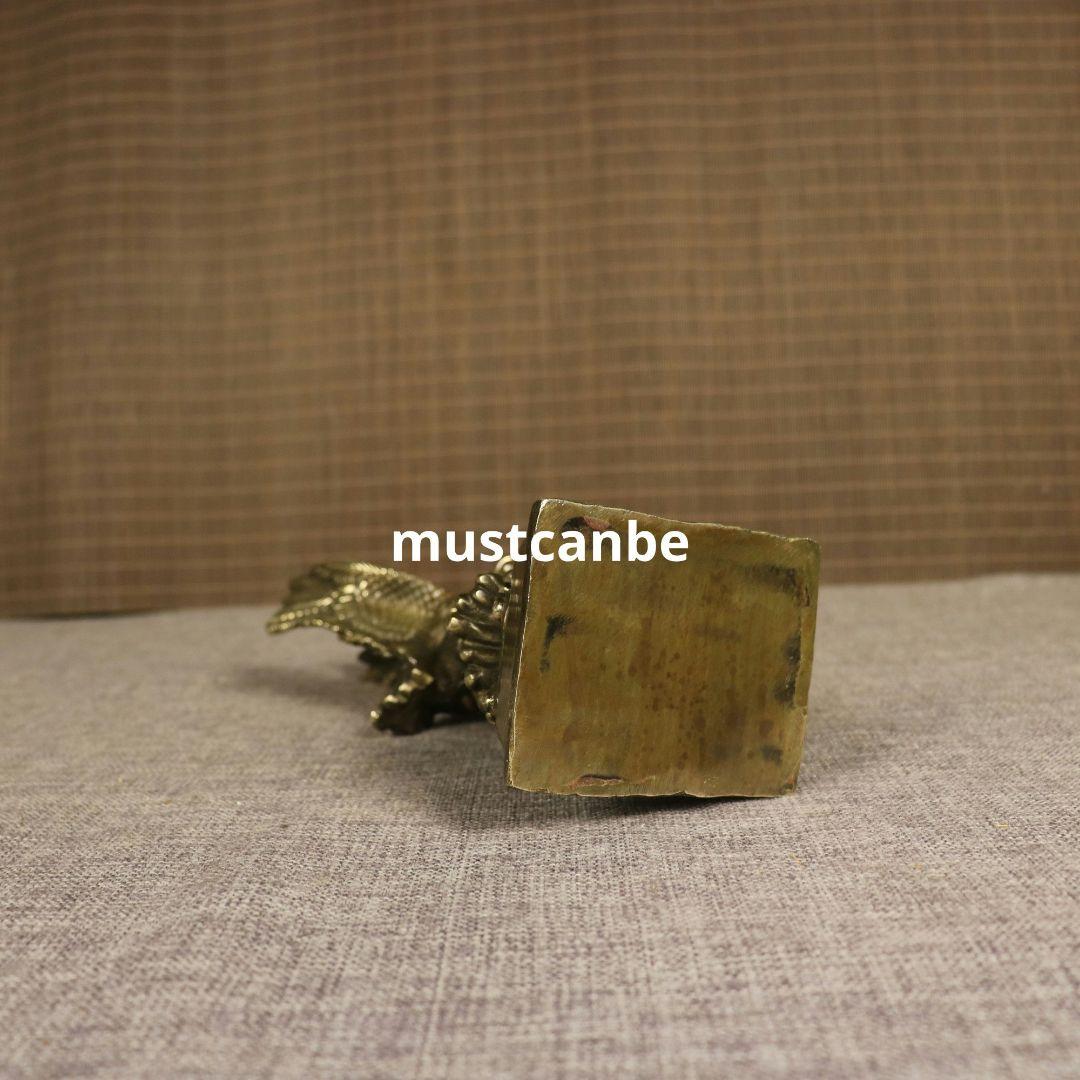 銅器 鷹 応接間 玄関 茶室 事務机 書斎 装飾品 工芸品 置物