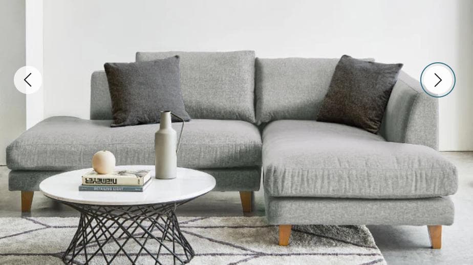 【新品半額・引き取り限定】定価10万円→4.5万円！関家具カウチソファレイモンズ