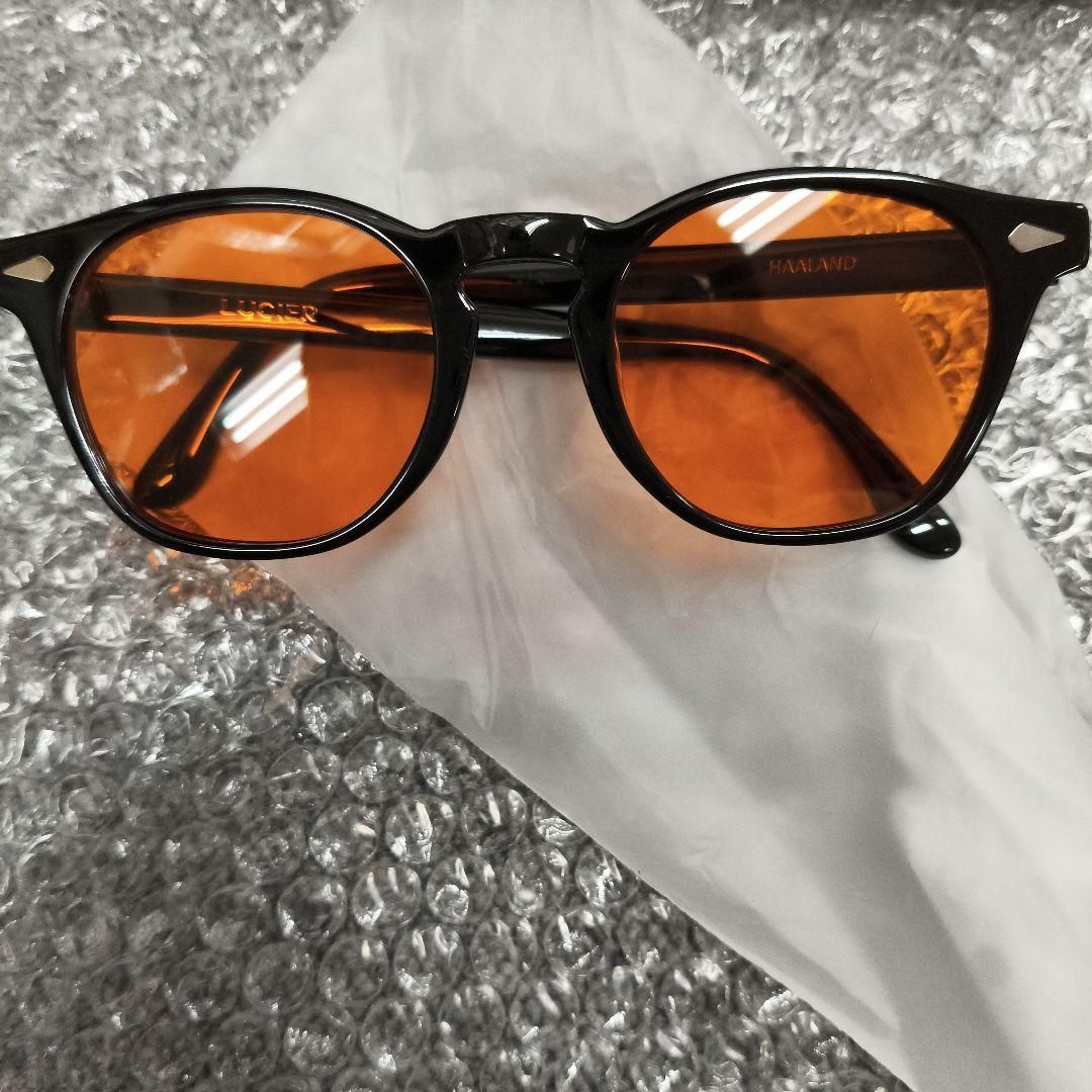 ジ*ん様 LUCIER ブラックフレーム オレンジレンズ メガネ 並行輸入品