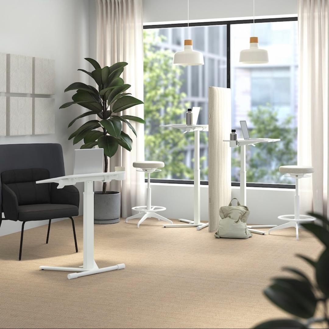 MITTZON ミッツォーン ホワイト IKEA イケア 昇降デスク 折りたたみ