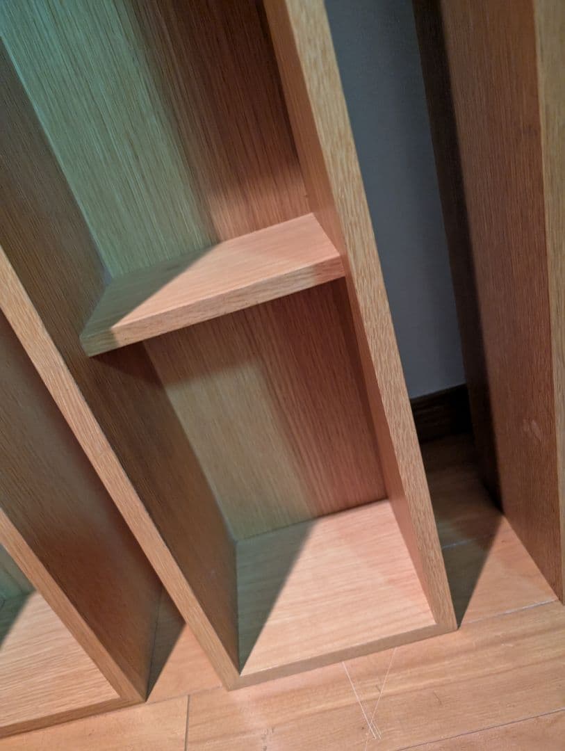 《送料込》無印良品 壁に付けられる家具箱 オーク 88 棚 シェルフ 収納木製