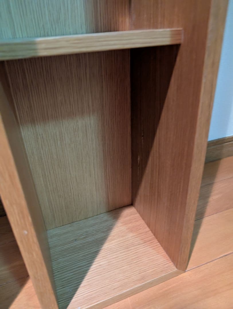 《送料込》無印良品 壁に付けられる家具箱 オーク 88 棚 シェルフ 収納木製