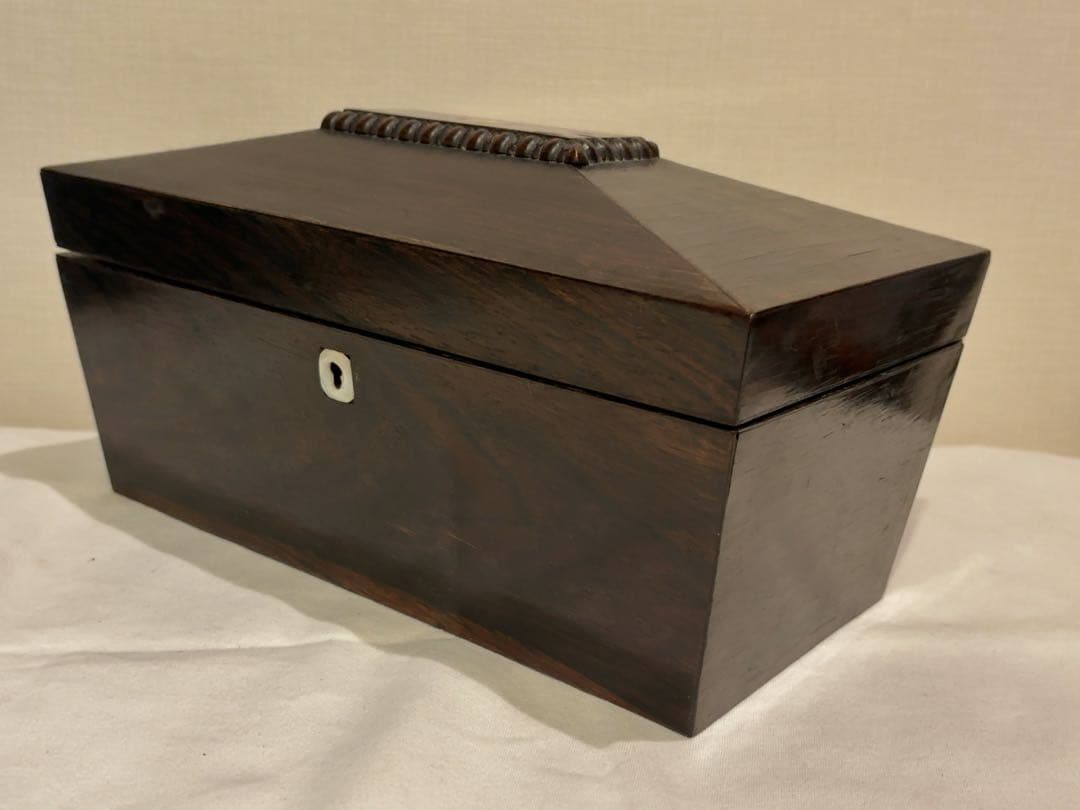 イギリスアンティーク ティーキャディー